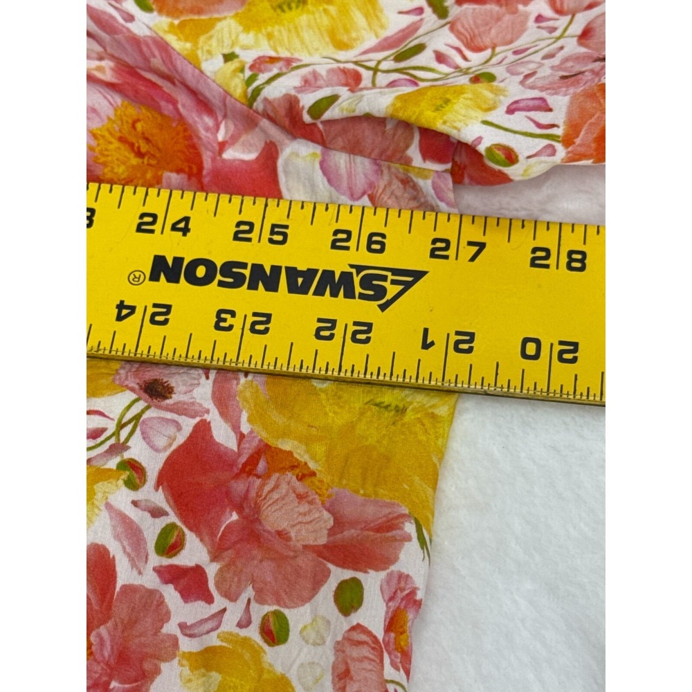 Lane Bryant Women's Cascading Floral Swing Popover Blouse Size 18/20 3/4 Sleeve - Picture 8 of 10